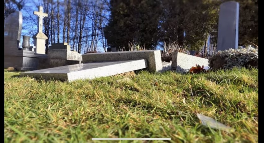 Zniszczenie grobów na cmentarzu luterańskim: 22- latek sam zgłosił się na policję