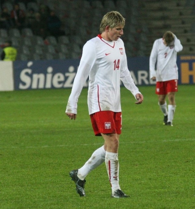 Jacek Kiełb strzelił gola w reprezentacji Polski do lat 21. (Fot. Sławomir Stachura)