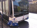 Zderzenie autobusu z samochodem w centrum Krakowa [ZDJĘCIA]