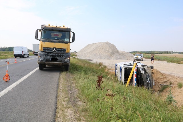 W czwartek 9 sierpnia ok. godz. 9.00 dyżurny świeckiej policji odebrał zgłoszenie o wypadku na drodze krajowej nr 5 w miejscowości Luszkowo, gm. Pruszcz.