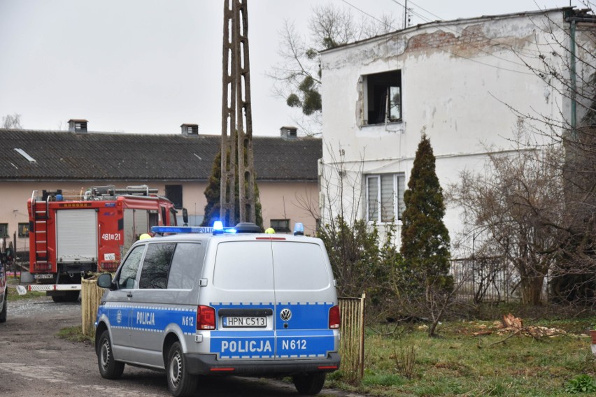 Wybuch gazu w domu w Malborku. Wypadek spowodował zapalony papieros [zdjęcia]