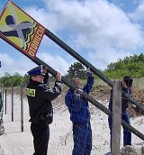 Powiat kamieński - czarne punkty na plażach