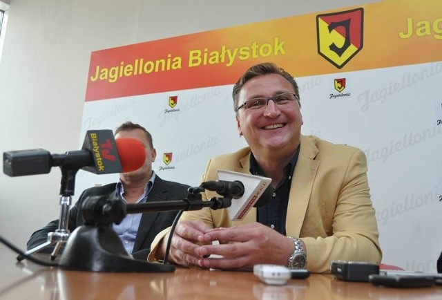 Czesław Michniewicz został oficjalnie przedstawiony jako nowy trener Jagiellonii