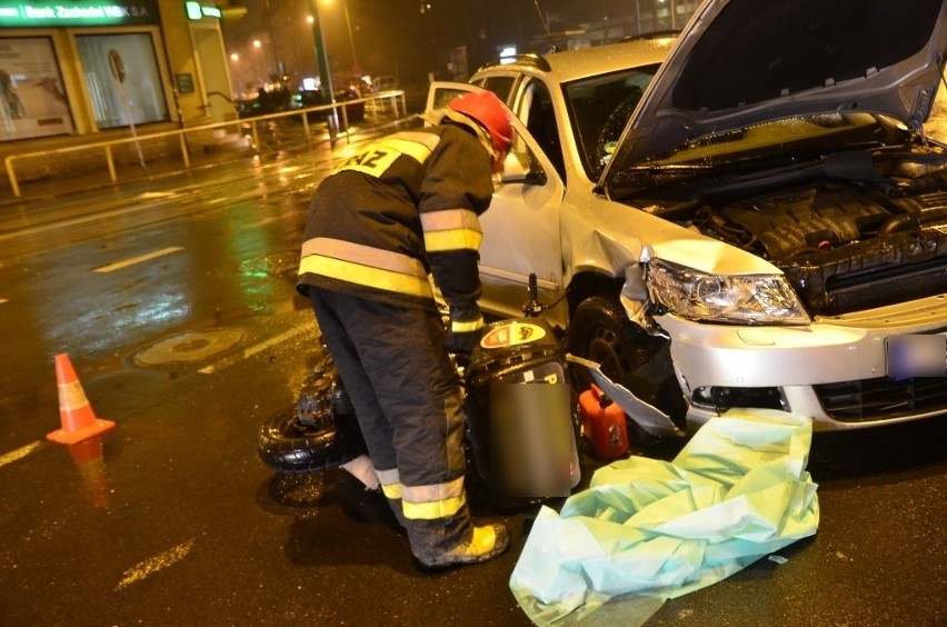 Wypadek Szylinga\Grunwaldzka w Poznaniu