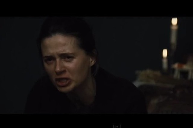 Agnieszka Grochowska jako Nina Andriejewa w filmie "System (Child 44)" (fot. screen z YouTube.com)