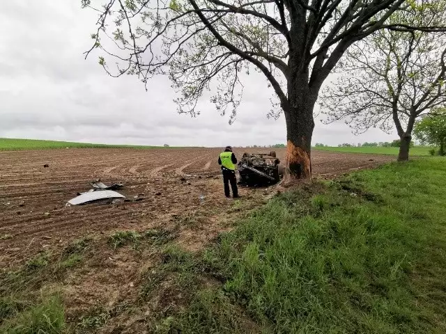 Wypadek wydarzył się na drodze krajowej numer 10 w pobliżu Suchania