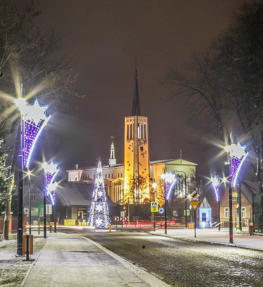 Świąteczne iluminacje w Wasilkowie