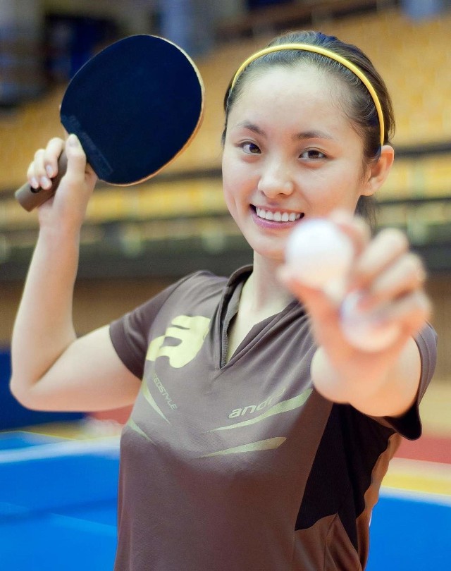 Li Qian, tenisistka stołowa Zamku Tarnobrzeg.