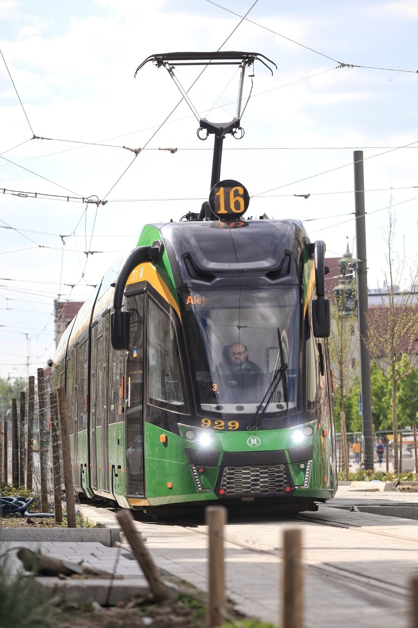 Wielki dzień w dziejach poznańskich remontów: tramwaje...
