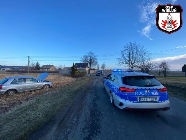 Do niebezpiecznego zdarzenia drogowego doszło dzisiaj, 9 marca, w godzinach porannych na ulicy Przemysłowej w Wieluniu.
