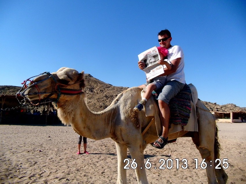 Zdjęcie nr 2. Zdjęcie zostało wykonane w Egipcie, na pustyni...