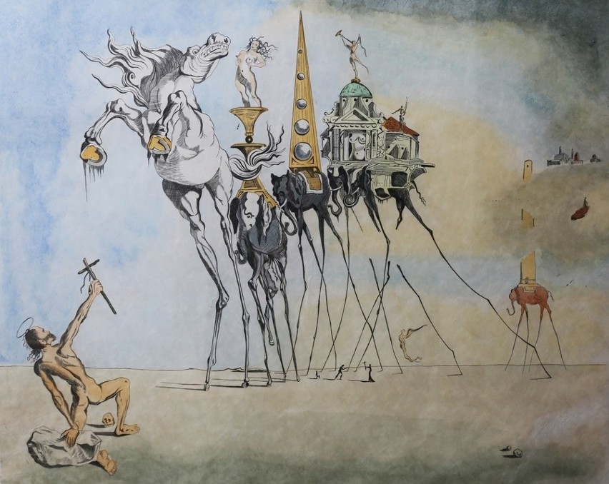 Salvador Dali w muzeum Ochorowiczówka w Wiśle ZDJĘCIA Zobacz oryginalne rysunki
