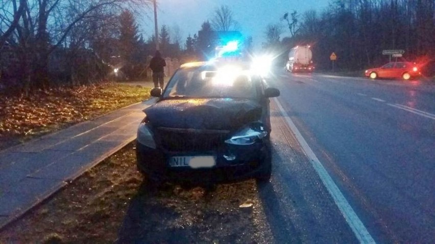 Karambol w Tczewie 28.12.2017. Na „jedynce” zderzyło się pięć samochodów [zdjęcia]