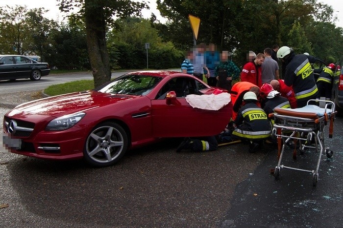 Wypadek obok kołobrzeskiego cmentarza