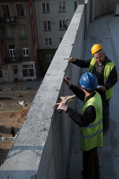 Zdjecia z budowy Galerii Slupsk pomiedzy ulicami Tuwima i...