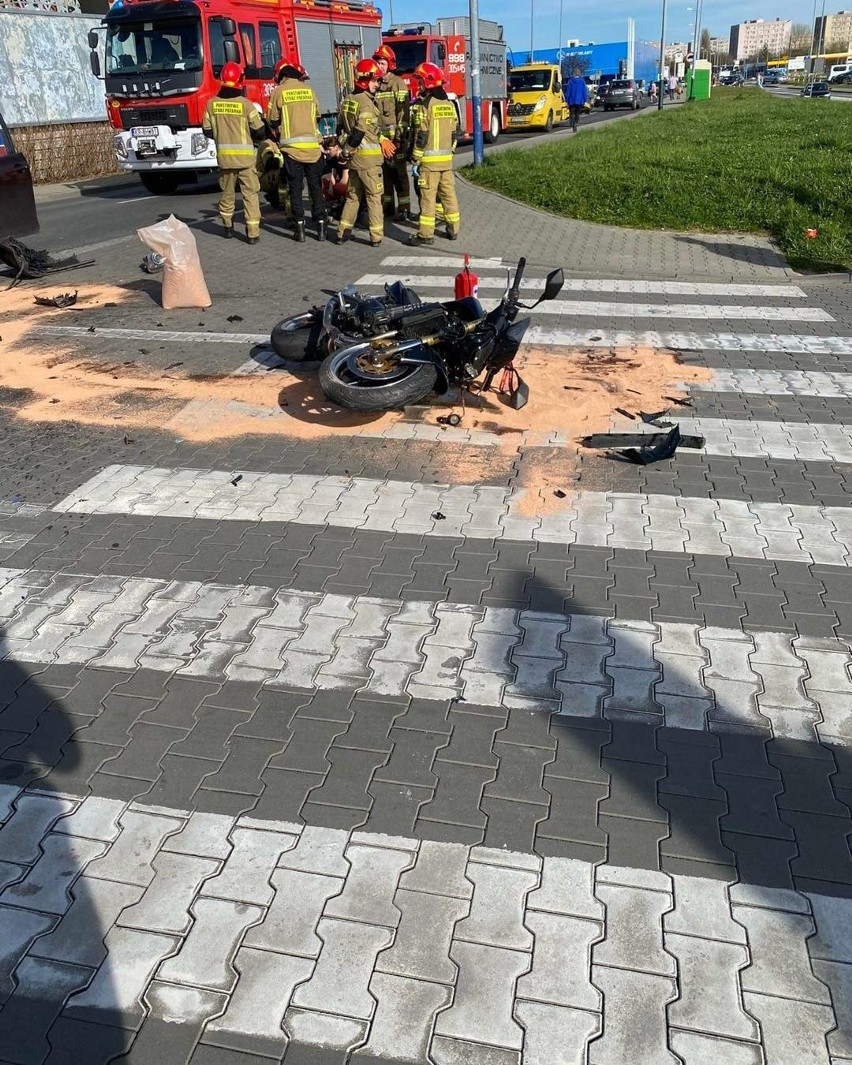Poważny wypadek w Krakowie, na wysokości Galerii Bronowice i...