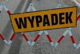 Dybki. Wypadek na DK8, 1.09.2019. Do szpitala trafiła młoda kobieta