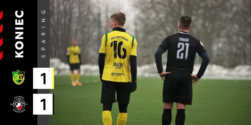 GKS Jastrzębie – Polonia Warszawa 1:1 WIDEO Jastrzębianie testowali dwóch zawodników. Jeden z nich zdobył gola