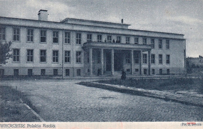 Budynek rozgłośni radiowej - około 1948 r.