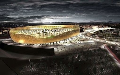 Projekt gdańskiego stadionu.