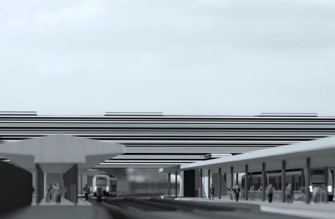 Wizualizacje nowego dworca kolejowego w Częstochowie....