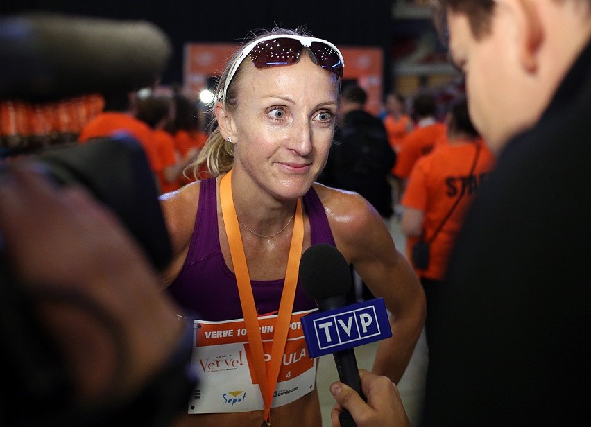 Paula Radcliffe pobiegła w Verve 10K Run Sopot, ale nie zwyciężyła [ZDJĘCIA]