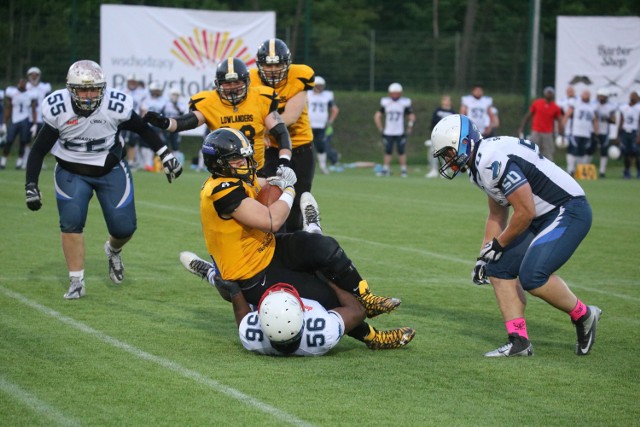 2016-05-13  bialystok lowlanders bialystok - sharks warszawa futbol amerykanski fot. anatol chomicz / kurier poranny / gazeta wspolczesna / polska press