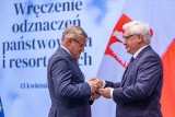 Wręczenie odznaczeń państwowych za zasługi w działalności na rzecz ochrony zdrowia. Zasłużeni w województwie małopolskim