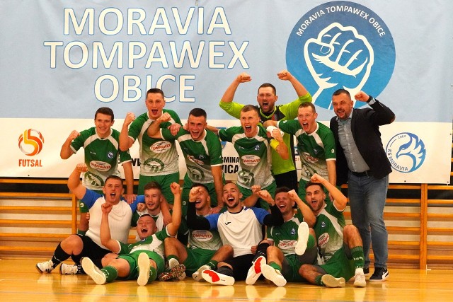 Moravia Tompawex Obice zdobyła aż 17 goli w meczu z Futsal Unią Tarnów i awansowała do drugiej rundy Pucharu Polski w Futsalu.