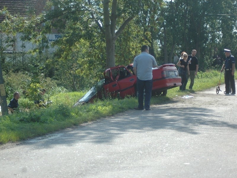 Wypadek na ul. Wiśniowej w Gorzowie