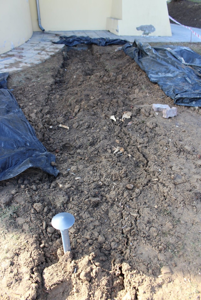 Ludzkie szczątki znalezione na terenie parafii w Dysie już po oględzinach konserwatorskich. Co dalej?