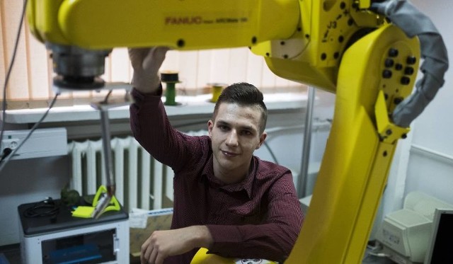Jednym z laureatów pierwszej edycji programu Pasjopolis Master został Piotr Baran, student automatyki i robotyki na UMK