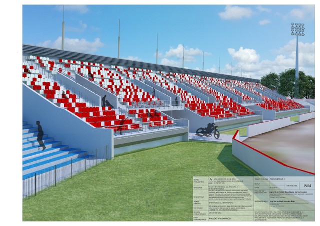7,7 mln zł przeznaczy w tym roku miasto na modernizację stadionu Polonii (na razie mówimy o renowacji trybuny B na przeciwległej prostej). Parking dla żużlowców pozostanie na dotychczasowym miejscu; zrezygnowano z pomysłu, by usytuować go tuż przy torze na wzór "Motoareny". Pojawi się specjalna strefa gastronomiczna dla kibiców, kolory krzesełek będą biało-czerwone (to nawiązanie do barw klubu). Zobacz najnowsze zdjęcia przedstawiające wizualizację stadionu przy ul. Sportowej >>>