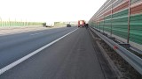 Zderzenie pojazdu dostawczego i osobowego na autostradzie A2 w pobliżu MOP Mogiły [ZDJĘCIA]