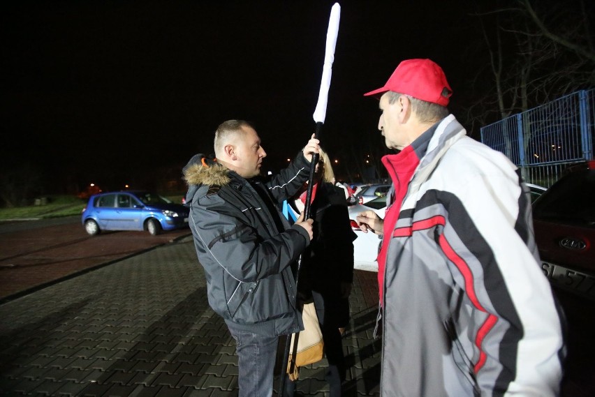 Nauczyciele ze Śląska wyjechali wczesnym rankiem do Warszawy...