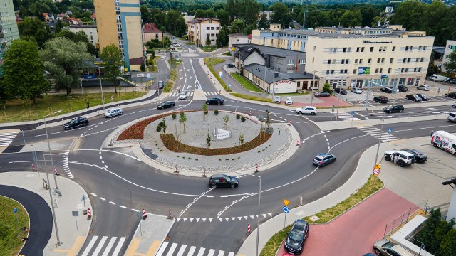 Rondo im. Bronislawa Kokotka w bielskiej dzielnicy Wapienica