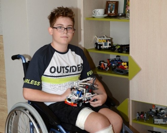 Mateusz Holewa z Rybnika stracił nogę w wypadku. Znowu chce biegać, pływać, jeździć na rowerze.