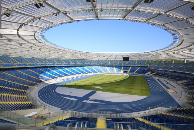 30.08.2018  chorzowstadion slaski lucyna nenow /dziennik zachodni/ polska press *** local caption *** stadion slaski bieznia murawa krzeselka