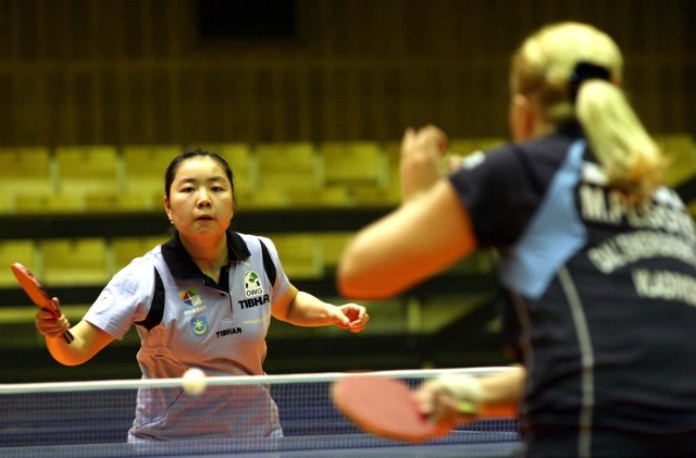 W pierwszej grze meczu Zhao Xiao przegrała 1:3 z Zhu Jin Fang. 