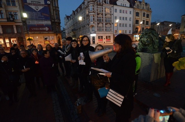 Czarny protest w Bytomiu odbył się w niedzielę 23 października na Rynku
