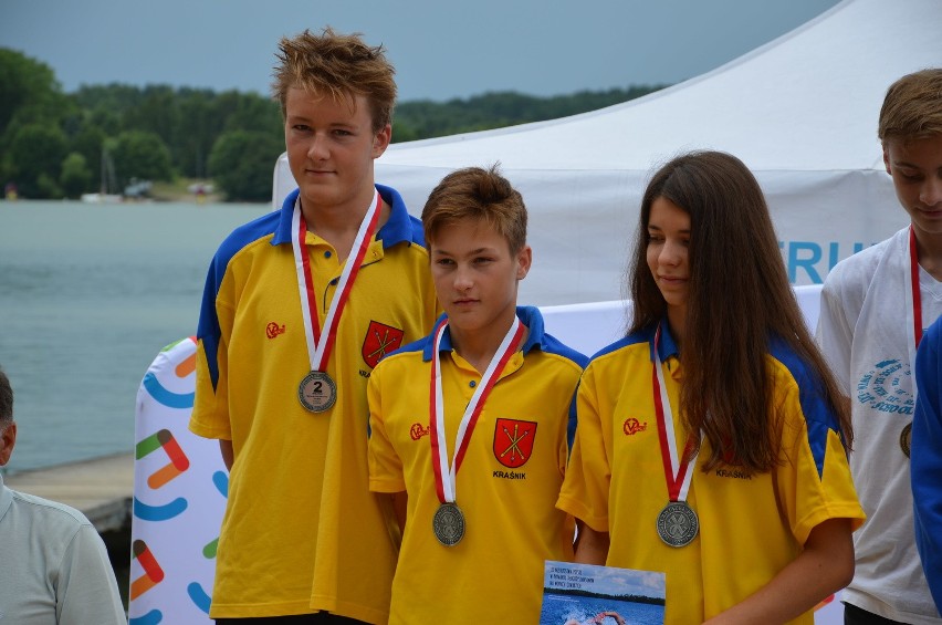 Świetne występy ekipy UKP Fala Kraśnik w mistrzostwach Polski na wodach otwartych 