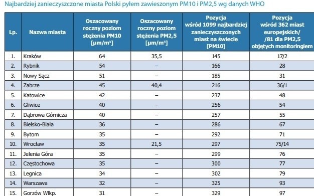 Przegrywamy ze smogiem: Rybnik, Zabrze, Katowice, Bielsko-Biała wśród najbardziej zadymionych