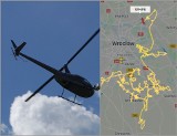 Od rana helikopter robi pętle nad Wrocławiem. O co chodzi?