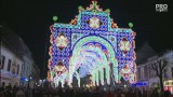 Bożonarododzeniowa iluminacja bulwaru w Sybinie