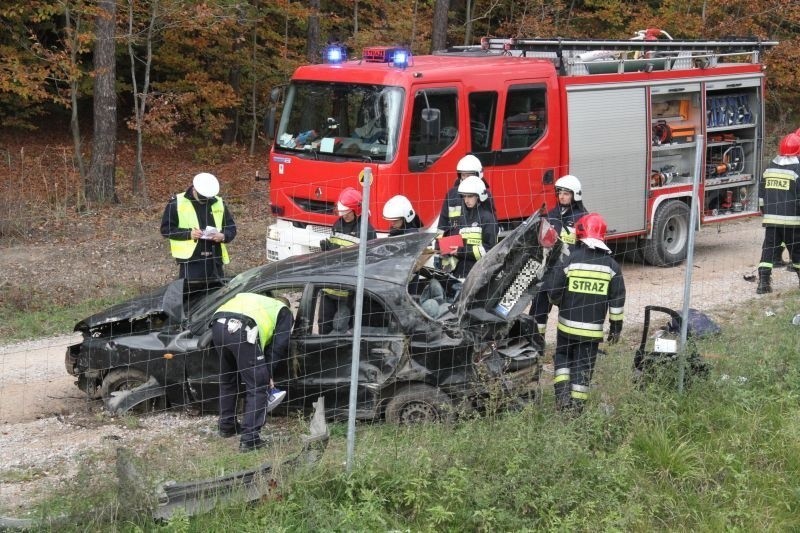 Wypadek na obwodnicy Kielc