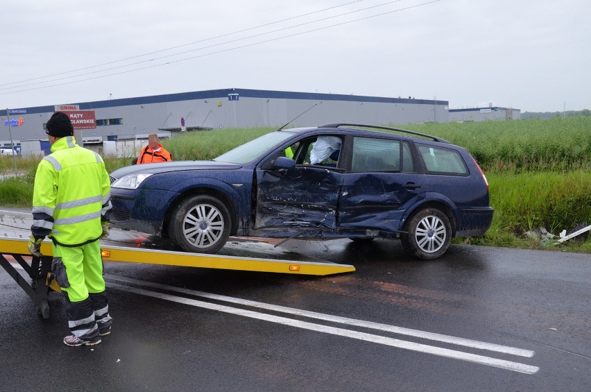 Wypadek na A4: Na węźle Pietrzykowice zderzyły się dwa samochody osobowe (ZDJĘCIA)