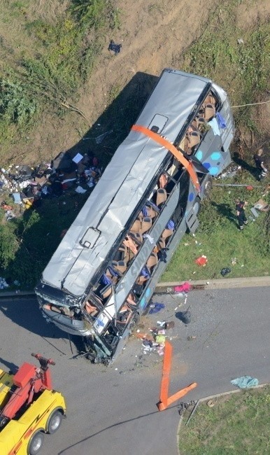 Polski autobus, którego kierowcami był Polak oraz obywatel...