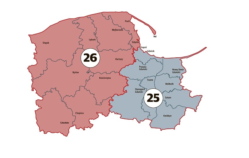 Wyniki wyborów parlamentarnych 2015 na Pomorzu. Wstępne wyniki głosowania [MAPA]