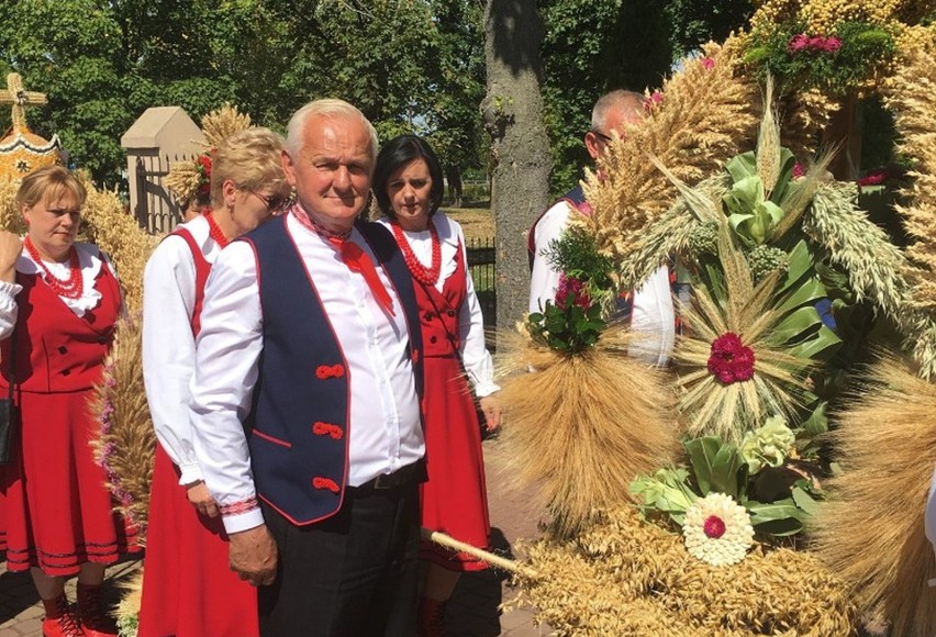 Józef Gwizd sołtys Samwodzia podczas gminnych i powiatowych...