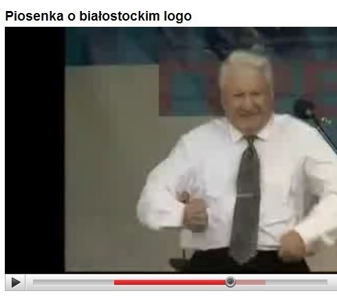 W teledysku o logo Białegostoku "występuje" nawet Borys Jelcyn
